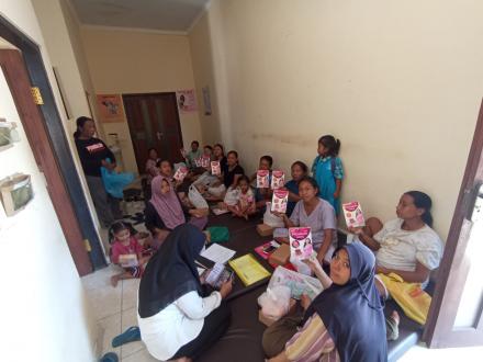 Senam Ibu Hamil Desa Pengulon Timbang, Dukung Persalinan Sehat dan Aman